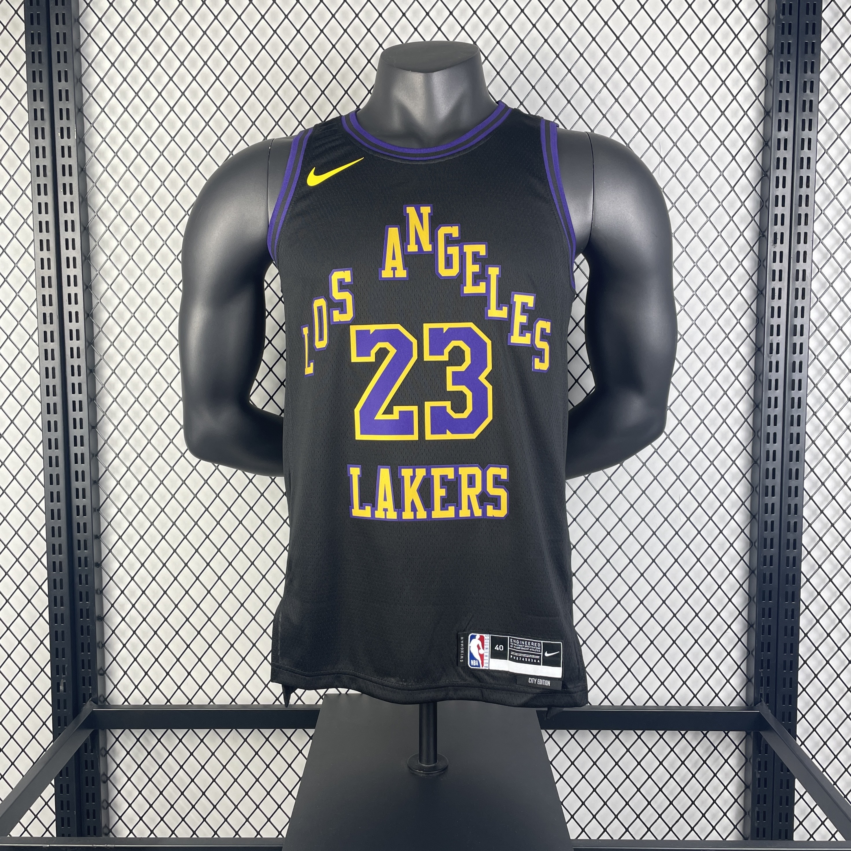 Men Los Angeles Lakers #23 James black 2025 NBA  jersey->san francisco 49ers->NFL Jersey